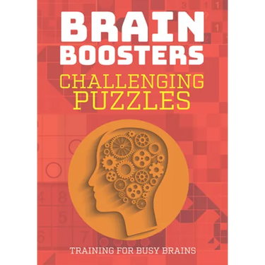 Challenging Puzzles: Training for Busy Brains (Brain Boosters), Full Color Puzzles Including Sudoku, Logic Problems and Riddles