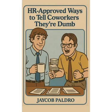 HR-Approved Ways to Tell Coworkers They're Dumb: The Hilarious Handbook to Office Sarcasm, Witty Jokes & Corporate Humor (Funny Gifts for Co-Workers)