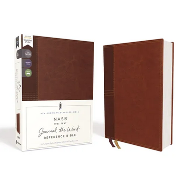 Nasb, Journal the Word Reference Bible, Leathersoft Over Board, Brown, Red Letter Edition, 1995 Text, Comfort Print: Let Scripture Explain Scripture.
