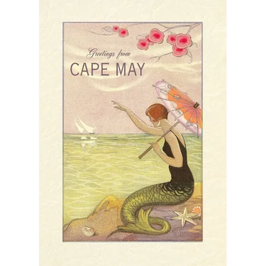 Vintage Lined Notebook Greetings from Cape May