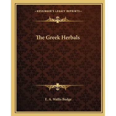 The Greek Herbals