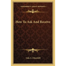 How To Ask And Receive