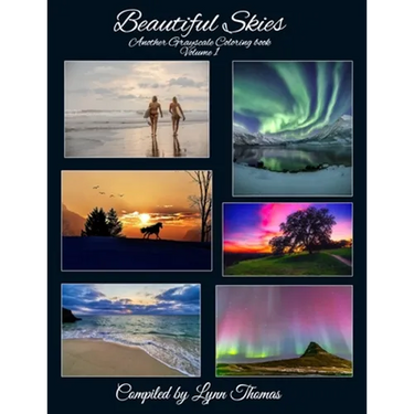Beautiful Skies: Another Grayscale Coloring Book