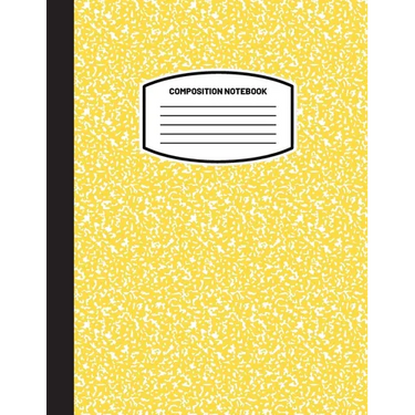 Classic Composition Notebook: (8.5x11) Wide Ruled Lined Paper Notebook Journal (Yellow) (Notebook for Kids, Teens, Students, Adults) Back to School an