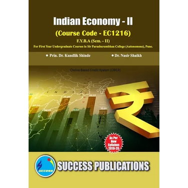Indian Economy - II(F.Y.B.A, S.P. College, Sem.-II)