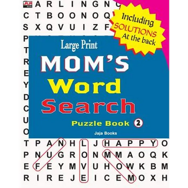 Large Print MOM'S Word Search Puzzle Book, Vol. 2