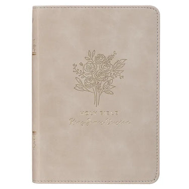 KJV Bible Compact Faux Leather Taupe