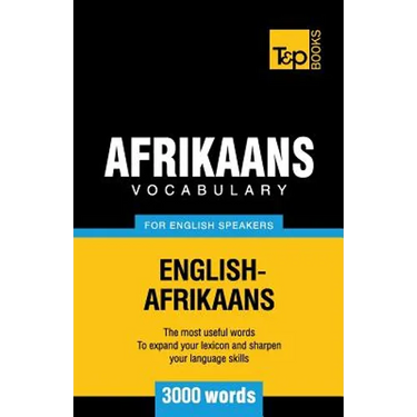 Afrikaans vocabulary for English speakers - 3000 words