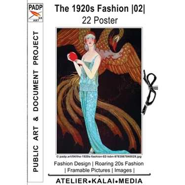 The 1920s Fashion 02 22 Poster: Fashion Design Roaring 20s Fashion Framable Pictures Images (c) padp.art/04/the-1920s-fashion-02-isbn-9783987840029.jp