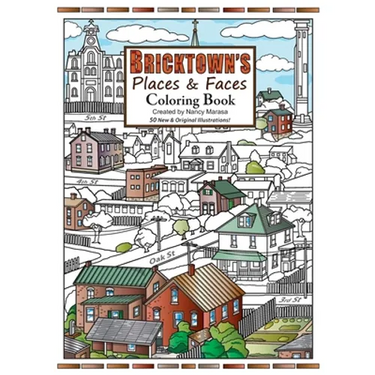 Bricktown's Places & Faces Coloring Book