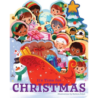 It's Time for Christmas: A Lush Multi-Layered Die Cut Reveal Celebrating Christmas