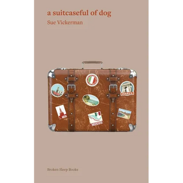 A suitcaseful of dog