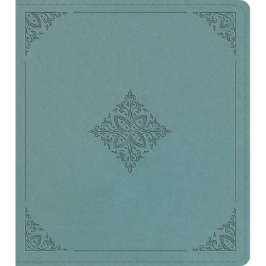 ESV Journaling Study Bible (Trutone Over Board, Paris Sky, Fleur-De-Lis Design)
