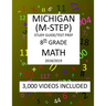 8th Grade MICHIGAN M-STEP, 2019 MATH, Test Prep: : 8th Grade MICHIGAN STUDENT TEST of EDUCATION PROGRESS 2019 MATH Test Prep/Study Guide