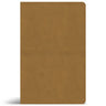 CSB Thinline Reference Bible, Digital Study Edition, Camel Suedesoft Leathertouch