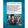 The Law of the Apex: A Critical Analysis of the Law of Extralateral Rights, with a Mathematical Demonstration of the Correct Method of Defi