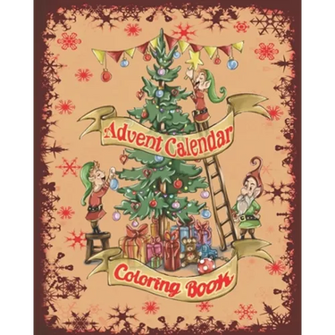 Advent Calendar Coloring Book