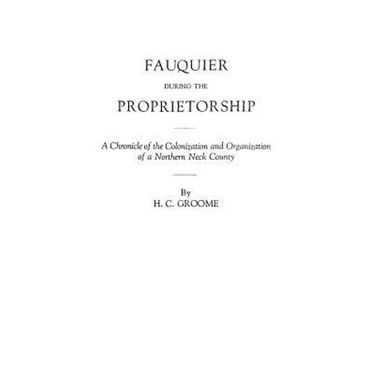 Fauquier During the Proprietorship