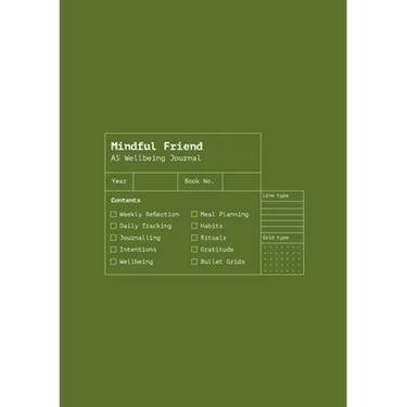 Mindful Friend: A Weekly Wellbeing Journal