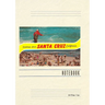 Vintage Lined Notebook Greetings from Santa Cruz, California
