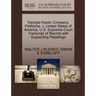 Georgia Kaolin Company, Petitioner, V. United States of America. U.S. Supreme Court Transcript of Record with Supporting Pleadings