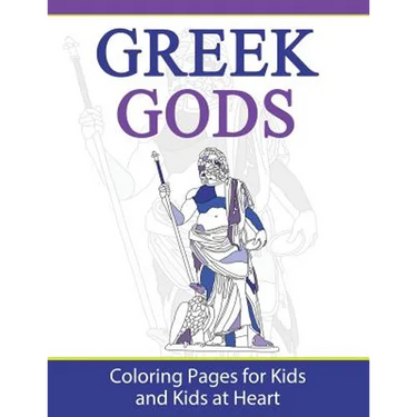 Greek Gods: Coloring Pages for Kids and Kids at Heart