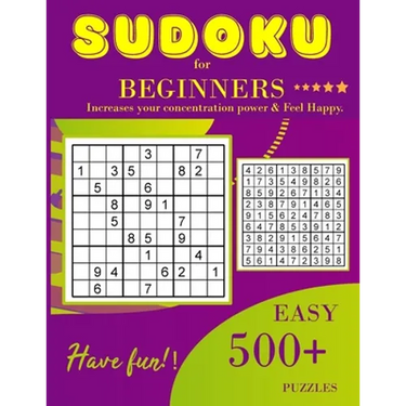 Sudoku for beginners: Easy Sudoku Puzzles and Solutions for Beginners
