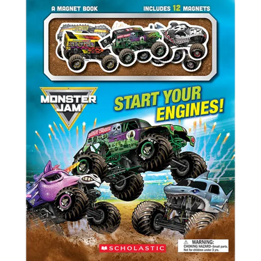 Monster Jam: Start Your Engines! a Magnet Book