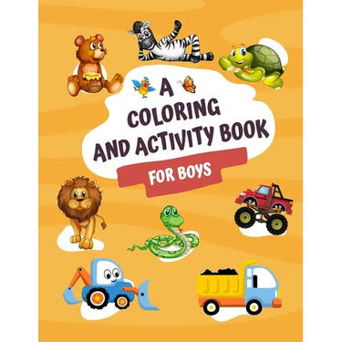 Coloring and Activity book for boys