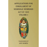 Applications For Enrollment of Seminole Newborn Volume I: Act of 1905