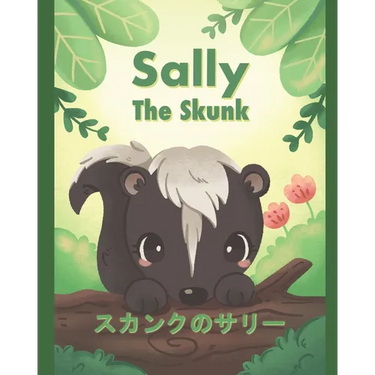 Sally the Skunk ( スカンクのサリー): A Dual-Language Book in Japanese (Hiragana) and English