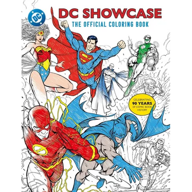 DC Showcase: The Official Coloring Book