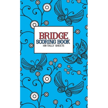 Bridge Scoring Book: 100 Tally Sheets