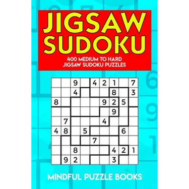 Jigsaw Sudoku: 400 Medium to Hard Jigsaw Sudoku Puzzles