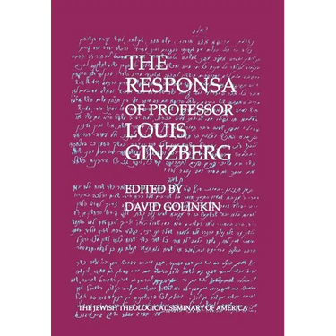 The Responsa of Professor Louis Ginzberg