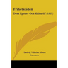 Frihetstiden: Dess Epoker Och Kulturlif (1907)