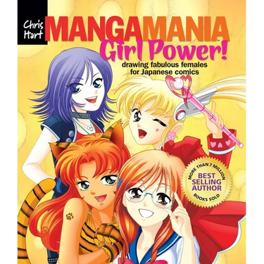 Manga Artist's Coloring Book: Girl Power!: Fun Female Characters to Color