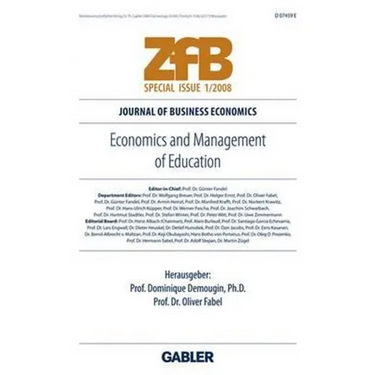 Economics and Management of Education