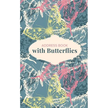 Address Book with Butterflies