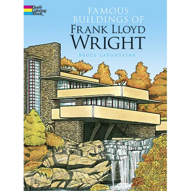Famous Buildings of Frank Lloyd Wright Coloring Book