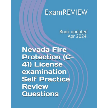 Nevada Fire Protection (C-41) License examination Self Practice Review Questions