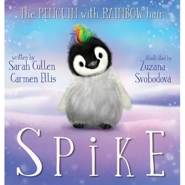 Spike, The Penguin With Rainbow Hair