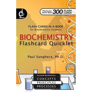Biochemistry Flashcard Quicklet: Flash Cards in a Book for Biochemistry Students