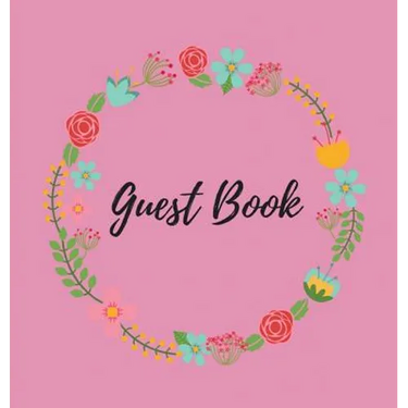 Wedding Guest Book (Hardcover): Wedding guest advice book, Visitors guest book, wedding decor, comments book, registratio book, signature book, guest