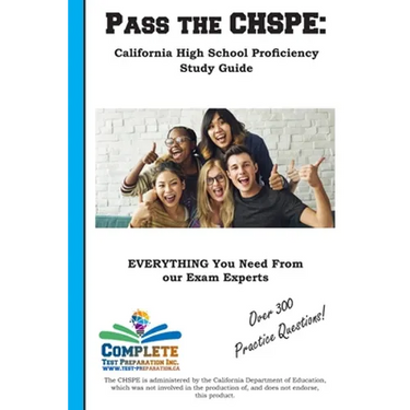 Pass the CHSPE: California High School Proficiency Study Guide: Paperback and Ebook Package