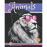 Animals in Style: Adult Coloring Book