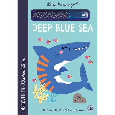 Hidden World - Water Painting Deep Blue Sea