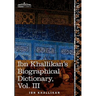 Ibn Khallikan's Biographical Dictionary, Volume III