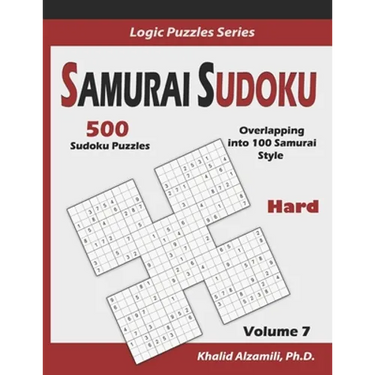 Samurai Sudoku: 500 Hard Sudoku Puzzles Overlapping into 100 Samurai Style