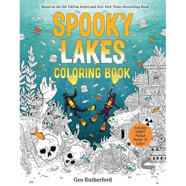 Spooky Lakes Coloring Book: Includes Pull-Out, Oversized Poster to Color!